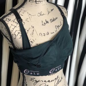 Black Nordstrom Cake Nursing Bra Maternity 36C
